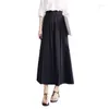 Skirts Long Whom Summer Of Big Yards A Word Show Thin Section Tall Waist Full-skirted Dress