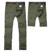 Pantaloni da uomo estivi staccabili da trekking da uomo outdoor pantaloni lunghi traspiranti ad asciugatura rapida pantaloni da jogging esercito militare tattico impermeabile