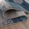 I tappeti Rugshop moderni cerchi astratti sono perfetti per salotti, camere da letto, uffici domestici e aree facili da pulire nelle cucine. I tappeti sono 3'3 "x 5" grigi P230907