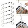 Hangers Multifunctional Clothes Hanger Drying Rack Pants Scarf Storage Racks Wardrobe Space Saving Home Organization Tools