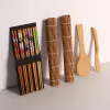 Sushi Making Tools Bamboo Sushi Kit Including 2 Rolling Mats 1 Paddle 1 Spreader 5 Pairs Chopsticks Wholesale 0907