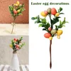 Decorative Flowers Easter Egg Tree Decoration Artificial Green Leaf Vases Cutting Simple Desktop Ornaments Flower Arrangement