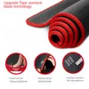 Tapis de Yoga 10mm tapis antidérapant 183cm61cm épaissi NBR Gym Sports intérieur Fitness Pilates tampons 230907