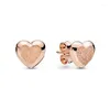 Hoop Earrings 925 Sterling Silver Rose Gold Series Charm Shiny Crown Bow Daisy Starfish Women's Exquisite Jewelry Gifts