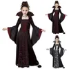 Special Occasions Halloween Cosplay Witch Costume for Kids Girls Disfraz Carnival Dress Up Party Mujer Children s Performance Clothing 230906