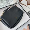 luxe handtassen designer portemonnee crossbody zwarte tas dames elegante ketting groot werk reizen messenger bags lederen handtas 230907