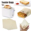 Baking Tools For Grilled 5PCS Non-Stick Sandwich Heat Reusable Cheese Bags Toaster BBQ