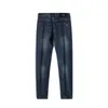 Jeans para hombres Otoño Invierno Hombres Slim Fit European American TBicon Marca de gama alta Pantalones rectos pequeños (201-216 delgados) F245-0