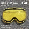 Gogle narciarskie Copozz Magnetyczne gogle narciarskie z soczewką Szy QuickChange 2S i zestawem obudowy Ochrona UV400 Antifog Snowboard Skils dla mężczyzn Women 230906