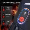 Cinco Dedos Luvas SAVIOR HEAT Luvas Aquecidas de Inverno para Homens Luvas Aquecidas Recarregáveis Luva Aquecida Elétrica À Prova D 'Água Mulheres Ski Shoveling Snow 230906