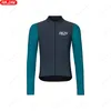 Camisas de ciclismo Tops RAUDAX GCN Hombre Otoño Manga larga Primavera Gradiente Top Mountain Bike Preshrunk Agua Transpirable 230907