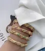 Bangle 3Pcs Fashion Gold Plated Rainbow Bangles Trend Cz Zircon Bracelet For Women Vintage Luxury Party Gift Jewelry 230906