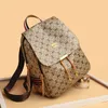 wholesale women shoulder bag 3 colors simple Joker printed handbag flip polka dot leisure backpack college style color matching leather student backpacks 919#