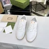 Summer Luxury Calfskin Shoes Men Women Casual Shoes Retro Tjocksoled Mac80 Sneakers Sportskor Gummi-sulat Pinhole Breattable Low Cut Platform Rinnande skor