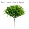 Decorative Flowers Artificial Leaves Branch Grass Plants Eucalyptus Leaf Fake Home Decor Wedding Faux Fabric Foliage Decoration