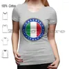 Męskie koszule Caserta Włochy bawełniane mężczyźni i kobiety miękka moda T-shirt Italia Car Bumper Flag of Travel