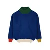 Pullover Maglione per bambini 23 Autunno inverno BC Ragazze Cartoon Color block Cardigan Ragazzi scollo a V in stock 230906