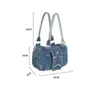 Marsupi Vintage Fashion Metal Star Y2K Denim Borsa da donna Hobos Streetwwear Cargo Style Chic Borse a tracolla a tracolla 230906