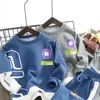 Jerseys spring fall Children Boy s Clothing Set Teen Outfits Kids Boys Tracksuit Sportwear clothes Suit 4 6 8 10 12 14Years 230906