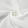 سراويل سراويل للسيدات المكونة من قطعة من قطعتين مستوحاة من الأنيقة البيضاء البيضاء.
