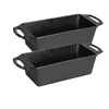 Cookware Sets Lodge Cast Iron Seasoned 2 Piece Loaf Pan Set 230906