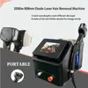 Big Spot Size Diode Laser Fast Depilation Hair Removal Beauty Salon OED/OEM 808NM Pigment Wrinkle Ta bort för alla hudtyper med LCD -skärm