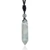 Collier pendentif en cristal naturel d'amérique du sud, amulette en cristal de guérison pour les amis et la famille