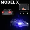 Diecast Model 1 20 Tesla X Alloy Car Metal Toy Modified Vehicles Simulation Collection Sound Light Kids Gift 230906