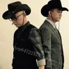 Szerokie brzegowe czapki wiadra vintage wełniana zachodnia kowbojska czapka dla womem men cowgirl jazzowa czapka z skórzanym toca sombrero 230907