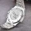 Högkvalitativa armbandsur Mäns lady Watches Classics Royaloak A P handledsvakt Toppkvartsrörelse Sport Watche Automatisk datum 41mm Kronograf Watch Armele