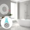 Wall Clocks Bathroom Suction Cup Clock Hanging Hole Rustic Decorations Ring Waterproof Shower Plastic Country