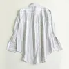 tOTEME Women New Linen Stripped Blouse Simple Style
