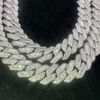 Horizon – testeur de diamants glacés, Vvs Moissanite, bijoux, collier, Bracelet, chaîne à maillons cubains de 10mm pour femmes, Wefbk