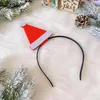 Rode Kerstman Mini Hoed Hoofdband Kerst Haarband Vakantie Hoofddeksels Haaraccessoires Voor Kinderen Volwassenen