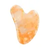 100% naturalny Topaz Stone Gua Sha Sha Tool Scrapera do podnoszenia twarzy i masaż ciała Zmarcia do spa akupunktura pielęgnacja skóry