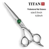 Nożyczki Titan Titan Fryzura 6 -calowe włosy Profesjonalne fryzjer cięcie narzędzie do przerzedzania Stykacja 230906