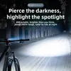 Rower Lights Rockbros Light RainProof TIPEC LED 2000MAH MTB PRZEDNIE LAMPA LAMPOWY ALUMINUMU ULTRALIGHT LASHLIGLICE 230907
