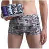 Slips Men's Panties 4pcsLot caleçons masculins homme Pack Shorts boxeurs sous-vêtements mode Sexy hommes Boxer ultra-mince grande taille L-4XL 230907