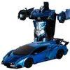 ElectricRC Car RC Car Transformation Robots Sport Vehicle Model Drift Car Toys Cool Deformation Car Kids Toys Gifts for Boys 230906