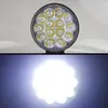 Faro da lavoro a barra LED per auto da 48 W MINI 16SMD Faro da lavoro quadrato rotondo 12 V Lampada fendinebbia automatica fuori strada per faretto SUV ATV