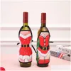 Dekoracje świąteczne czerwona butelka wina er butelki piwo szampana