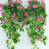 Decorative Flowers Widely Use Faux Silk Flower Fake Morning Glory Simulation Plant Home Artificial For Wedding