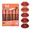 Lipgloss Matt Nude Flüssiger Lippenstift 5 Farben Wasserdicht Langlebig Sexy Rot Rosa Samt Lippenstifte Frauen Kosmetik