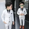 Pakken Baby Jongens Bruiloft Kostuum Blazer Vest Broek Kinderen Formele Pakken Jurk Kinderen School Afstuderen Pak Tiener Ceremonie Pak 230906