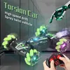 ElectricRC Car 4Wd RC Car Toy Gesture Sensing Spray Twisting Stunt Drift Car Radio Remote Controlled RC Toys for Children Boys Adults 230906