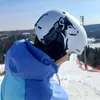 Hełmy narciarskie copozz unisex hełm narciarski Certyfikat na wpół okładki hełm narciarski dla dorosłych i dzieci Snow Snowboard Hełm 230907