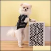 Dog Apparel Winter Dog Apparel Designer Clothes With Jacquard Letter Pattern Soft Dogs Sweater Classic Pet Casual Wear Clothing Fashio Otwzd
