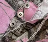 Masculino feminino estampa completa ramo de folha de bordo cintura alta jeans reto rosa