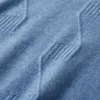 Herrenpullover Einfarbiger Pullover Herbst/Winter Kältebeständige Kleidung Leichte, luxuriöse und einfache Bluse Kaschmir-Rundhalspullover