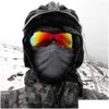 Mode ansikte masker nacke gaiter vinter varm ull bandana halv mask utomhus sport cykel jakt skid vandring mens halsduk droppe leverans acce dhhye